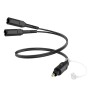 Hoembpn 0.3m Cable Divisor de Audio óptico Digital 1 en 2 Salidas,Adaptador de Toslink Digital Fiber 1 Macho a 2 Hembras para