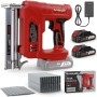 SundpeyPRO Clavadora a Batería 21V - 2 en 1 Clavadora Electrica de Clavos con 2 x 2.0Ah Baterías, 180 Clavos/min, Grapadora