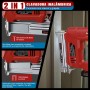 SundpeyPRO Clavadora a Batería 21V - 2 en 1 Clavadora Electrica de Clavos con 2 x 2.0Ah Baterías, 180 Clavos/min, Grapadora