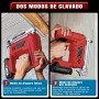 SundpeyPRO Clavadora a Batería 21V - 2 en 1 Clavadora Electrica de Clavos con 2 x 2.0Ah Baterías, 180 Clavos/min, Grapadora