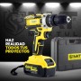 MAKTUL Taladro Percutor a Batería Potente 2x4000mAh 20V Destornillador Atornillador Eléctrico Multifunción Inalámbrico con