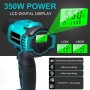 Caossuixin Pistola de calor inalámbrica con 2 baterías de 21 V, pistola de calor recargable para Makita con 3 boquillas, máximo