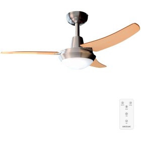 Cecotec EnergySilence Aero 480 Ceiling Fan with Remote Control and Light, 65 W, Diameter 106 cm, 3 Reversible Blades, 3 Speeds,