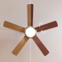Cecotec EnergySilence Aero 480 Ceiling Fan with Remote Control and Light, 65 W, Diameter 106 cm, 3 Reversible Blades, 3 Speeds,