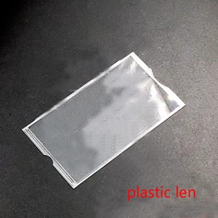 Lente de espejo para PSP 1000 2000 3000, funda de cristal de plástico 