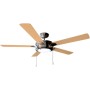 Cecotec EnergySilence Aero 480 Ceiling Fan with Remote Control and Light, 65 W, Diameter 106 cm, 3 Reversible Blades, 3 Speeds,