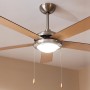 Cecotec EnergySilence Aero 480 Ceiling Fan with Remote Control and Light, 65 W, Diameter 106 cm, 3 Reversible Blades, 3 Speeds,