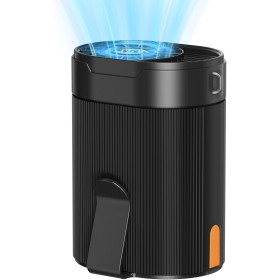 COZOME Portable Fan/Waist/Neck, Battery 3000 mAh 25 H Autonomy, Turbo 6600 RPM, 4 Adjustable Speeds Hands-Free for Hiking,