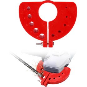 Afilador de Brocas, Amoladora Angular Multifuncional 1,5cm Grosor Afilador Brocas para Todos Los Modelos Brocas Diez Orificios