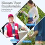 COZOME Portable Fan/Waist/Neck, Battery 3000 mAh 25 H Autonomy, Turbo 6600 RPM, 4 Adjustable Speeds Hands-Free for Hiking,