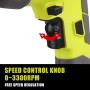 Taladro de martillo, taladro de impacto eléctrico con cable de 710 W, portabrocas de metal de 13 mm, 0-3300 RPM, potente taladro