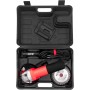 Delphi Tools - Amoladora angular (1500 W, 125 mm, regulación de velocidad, maletín, discos de corte y accesorios, arranque
