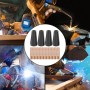 Kit de puntas de boquilla sin gas para soldadura MIG, punta de contacto de 0,9 mm, 15AK MB15, accesorios de antorcha de cobre,