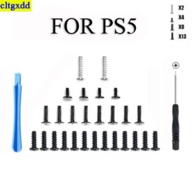 Cltgxdd 1 juego para mango PS5 DualSense juego completo de tornillos d