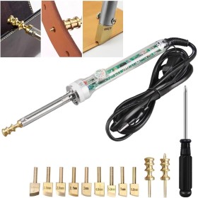 BAUSATZ Electric Leather Heat Edge Creaser Machine Sealing Stamping Heater AC 100-230 V Leather Grooving Tool Leatherworking DIY