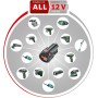 Bosch taladro/atornillador a batería EasyDrill 1200 (batería de 2,0 Ah, sistema de 12 V, juego de brocas y puntas de atornillar,