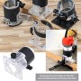 Swiixxer Base de Enrutador de Madera Base de Recortadora Eléctrica Base de Fresadora de Recorte de Carpintería para RT0701C para