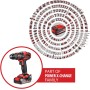 Einhell Taladro percutor con batería TE-CD 18/44 Li-i Power X-Change (18V, 44 Nm, función de perforación por percusión,