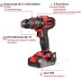 Einhell Taladro percutor con batería TE-CD 18/44 Li-i Power X-Change (18V, 44 Nm, función de perforación por percusión,