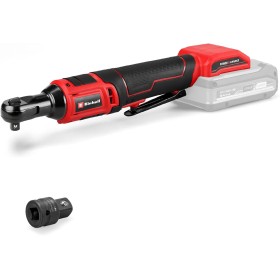 Atornillador de carraca con batería TE-RW 18/60 Li-Solo Power X-Change de Einhell (18 V, 60 Nm, portaherramientas de 3/8",