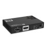 FeinTech AX210 Extractor de Audio HDMI 2.1 4K 120Hz 8K VRR ALLM, HDMI a Audio (Óptico Toslink 5.1 + AUX Estéreo), Soporte CEC y