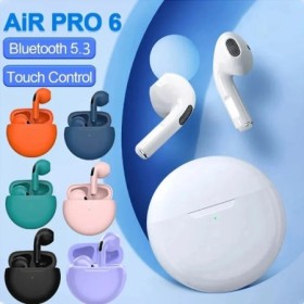 Auriculares Bluetooth inalámbricos Pro6 TWS, auriculares 5,3, mini aur