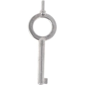 RUDFUZ 1 Piezas Estilo Americano Universal Llave Plana en Blanco Llave Especial Esposas Llave de Bloqueo de aleación de Zinc