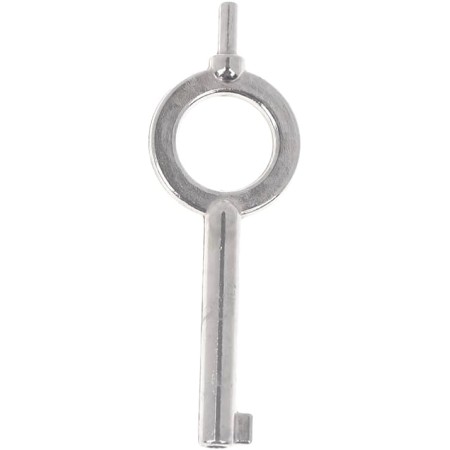 RUDFUZ 1 Piezas Estilo Americano Universal Llave Plana en Blanco Llave Especial Esposas Llave de Bloqueo de aleación de Zinc