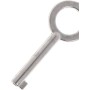RUDFUZ 1 Piezas Estilo Americano Universal Llave Plana en Blanco Llave Especial Esposas Llave de Bloqueo de aleación de Zinc