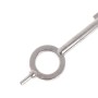RUDFUZ 1 Piezas Estilo Americano Universal Llave Plana en Blanco Llave Especial Esposas Llave de Bloqueo de aleación de Zinc