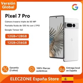 Versión Global Google Pixel 7 Pro 5G Smartphone Pantalla de 6,7'' 120H
