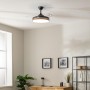 Cecotec Ventilador de Techo con Luz y Aspas Retráctiles EnergySilence Aero 4200 Invisible Steel. 30W, Motor DC, Diámetro 42",