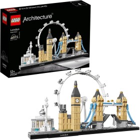 LEGO Architecture Londres, Kit de Construcción Creativa, London Eye, Big Ben, Tower Bridge, Maqueta de Monumentos Coleccionable,
