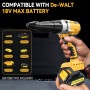 Pistola remachadora inalámbrica compatible con Dewalt de 18 V (sin batería), pistolas de tuerca de remache automáticas