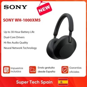 Sony WH-1000XM5 auriculares inalámbricos con cancelación de ruido auri