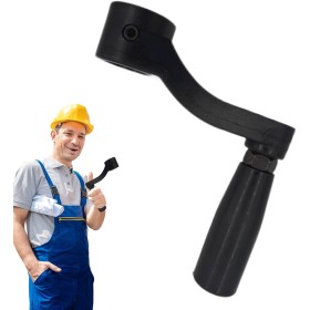 Mango de manivela de repuesto para máquina herramienta, mango giratorio de fijación de pernos para aberturas de 12 mm y 14 mm