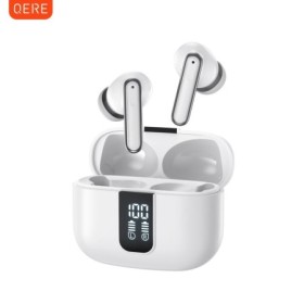 QERE E50 Auriculares inalámbricos, TWS Bluetooth 5.3, micrófono HD, au