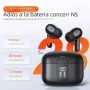 QERE E50 Auriculares inalámbricos, TWS Bluetooth 5.3, micrófono HD, au