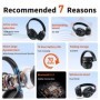 Auriculares inalámbricos QERE E80 auriculares bluetooth 5,3 ANC cancel