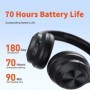 Auriculares inalámbricos QERE E80 auriculares bluetooth 5,3 ANC cancel