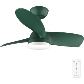 Cecotec Ventilador de Techo con Luz EnergySilence Aero 3050 Mint. 35 W, Motor DC, Diámetro 36” con luz LED, Mando a distancia,