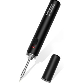 Asyduey Soldador USB con Carga, Soldador Eléctrico USB, Batería de Litio 18650, Cambio de Temperatura de Trabajo de Tercera