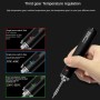 Asyduey Soldador USB con Carga, Soldador Eléctrico USB, Batería de Litio 18650, Cambio de Temperatura de Trabajo de Tercera