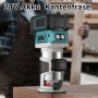 Fresadora Inalámbrica para Batería Makita de 18V, Herramienta Fresadora de Madera Inalámbrica de 6 Velocidades 800W 30000 RPM,
