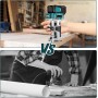 Fresadora Inalámbrica para Batería Makita de 18V, Herramienta Fresadora de Madera Inalámbrica de 6 Velocidades 800W 30000 RPM,