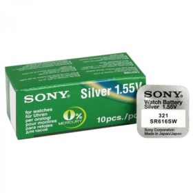 Pilas de boton Sony bateria original Oxido de Plata SR616SW blister 5X