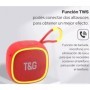 T&G 659 Altavoz Bluetooh Portátil Potente, Sonido Subwoofer y Diseño C