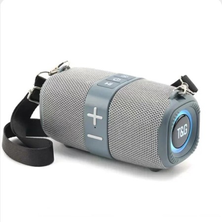 T&G TG667 Altavoz Bluetooth portátil con luz LED cruzada, nivel de apa