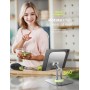 LISEN Soporte Tablet para iPad Mesa Metal Atril Tab Stand, Accesorios Escritorio para Ebook Kindle/Tablet Samsung Xiaomi Pad