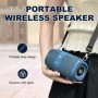 T&G TG667 Altavoz Bluetooth portátil con luz LED cruzada, nivel de apa